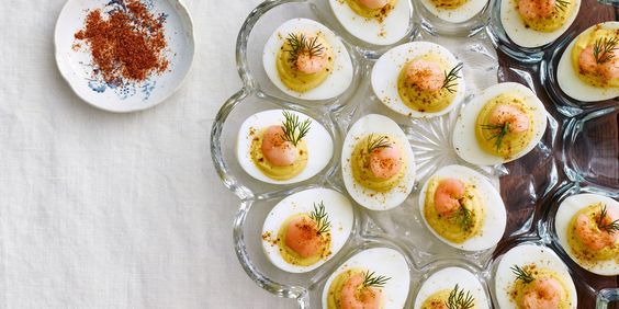 Super Bowl photo 7 deviled eggs with shrimp